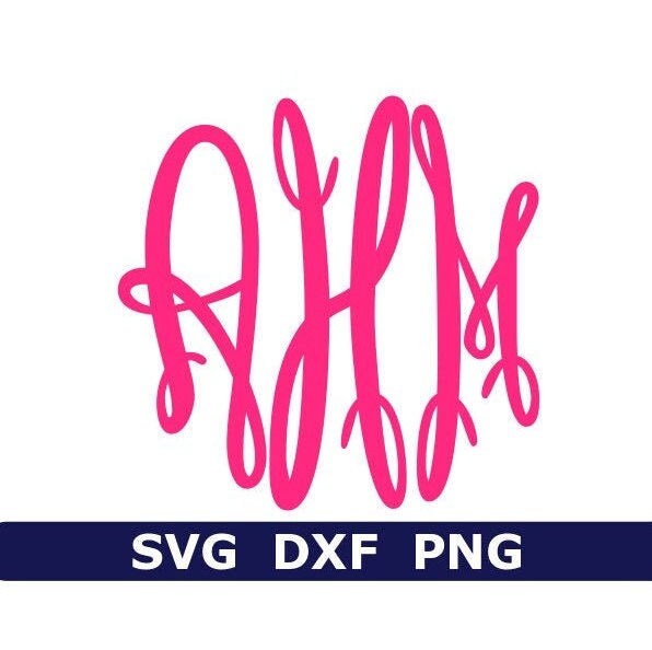 Monogram SVGDXFPNG, Fancy Monogram Alphabet, School Monogram, Digital Download, Cut Files, Sublimation (78 individual svgdxfpng files) - 4.jpg