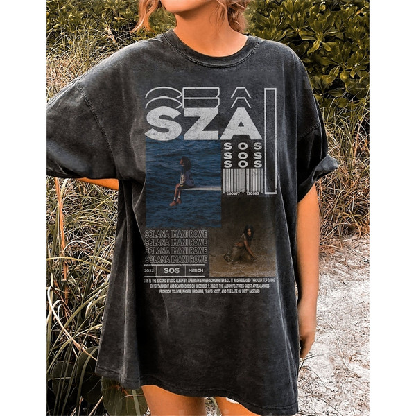 SZA SOS New Album Jersey, SZA SOS Merch, SOS Tour 2023 - Print