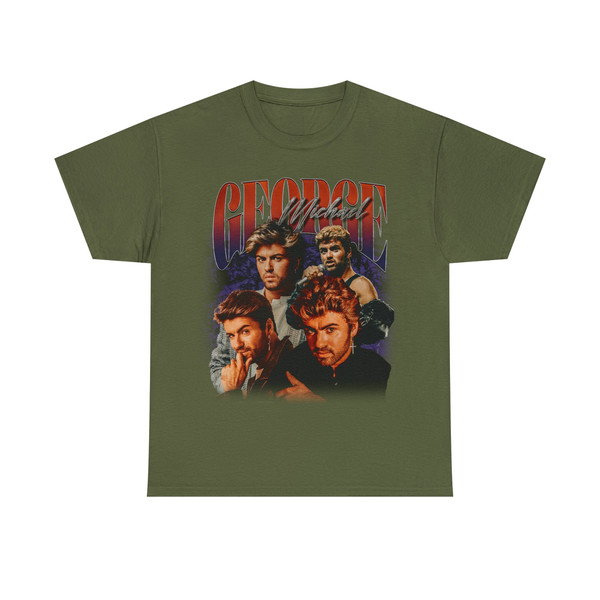 Limited GEORGE MICHAEL Vintage T-Shirt, Graphic Unisex T-shirt, Retro 90's Fans Homage T-shirt, Gift For Women and Men - 4.jpg