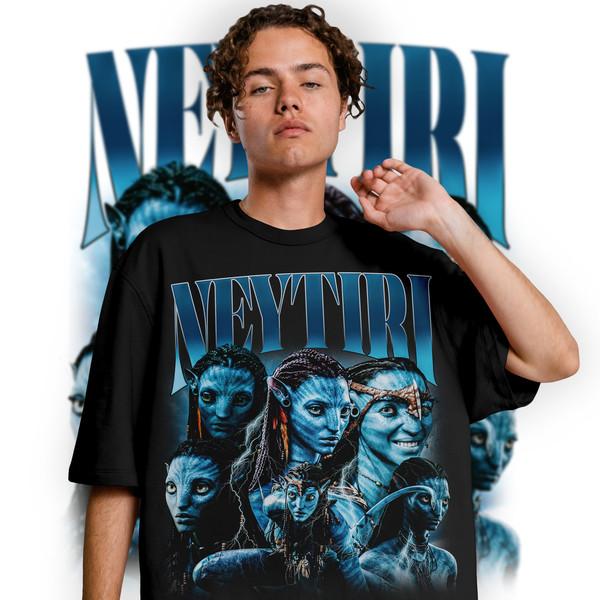 Limited Neytiri Vintage T-Shirt, Graphic Unisex T-shirt, Retro 90's Neytiri Fans Homage T-shirt, Gift For Women and Men - 2.jpg