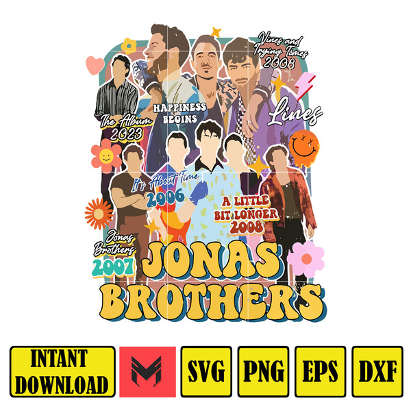 Jonas Brothers 2023 Svg, Jonas Brothers Band, One Night Five Albums Svg, Jonas Brothers Tour 2023 Svg, Joe Jonas Svg, World Tour Svg (4).jpg