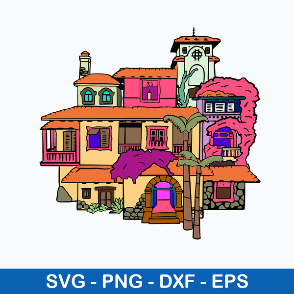 Encanto House Svg, Encanto Svg, Disney Svg, Png Dxf Eps File.jpeg