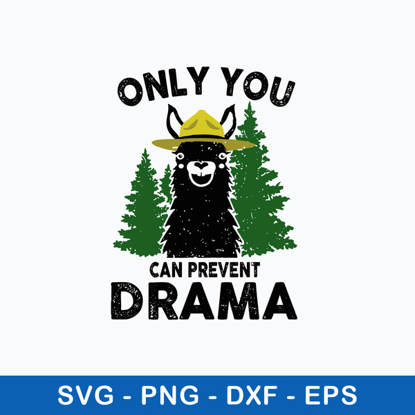 Only You Can Prevent Drama Svg, Sheep  Svg Png Dxf Eps File.jpeg