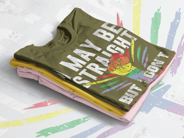 I Maybe Straight, But I Dont Hate PRIDE Months Shirts, Human's Right, Funny LGBT T-Shirt, LGBT Gay Pride, Pride Rainbow Love Symbol Shirt - 4.jpg