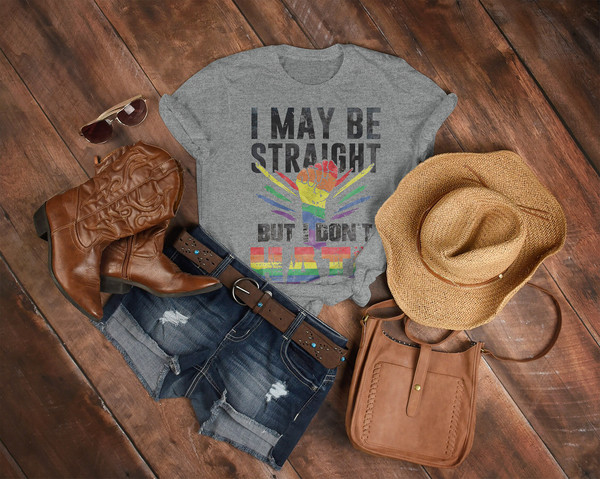 I Maybe Straight, But I Dont Hate PRIDE Months Shirts, Human's Right, Funny LGBT T-Shirt, LGBT Gay Pride, Pride Rainbow Love Symbol Shirt - 5.jpg