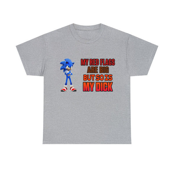 My Red Flags Are Big But So Is My Dick Sonic Meme Shirt - 10.jpg