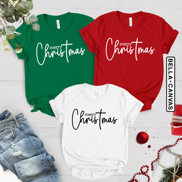 Christmas Crewneck Sweatshirt, Merry Christmas Sweatshirt, Merry and Bright Shirt, Women Christmas Sweater, Xmas Tshirt, Christmas Sweater - 5.jpg