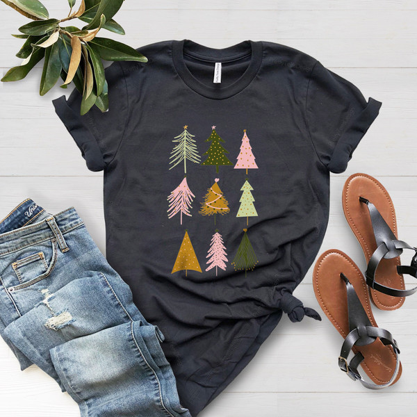 Christmas Trees Shirt, Christmas Tee, Christmas TShirt,Christmas Shirts for Women, Shirts For Christmas, Holiday Tee, Cute Christmas T-shirt - 3.jpg