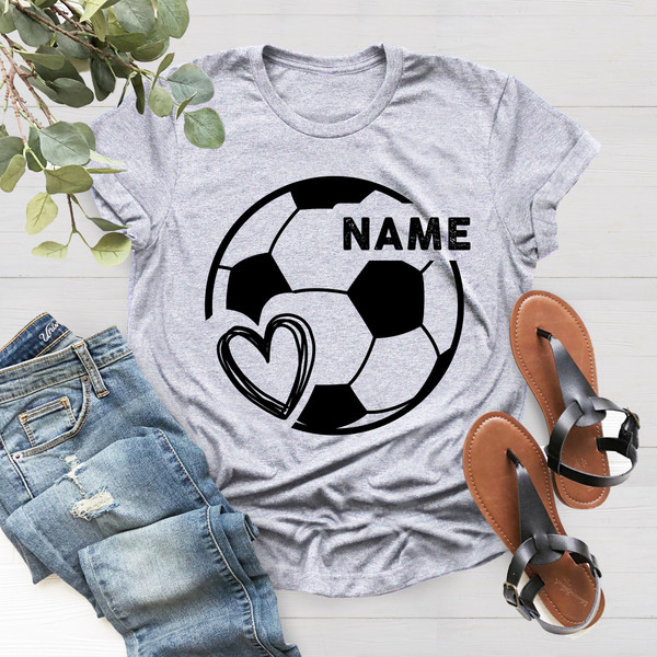 Custom Soccer Shirt, Sports Parent Shirt, Soccer Mom Shirt, Personalized Tee, Gift for Athlete, Game Day Shirt, Soccer Shirt, Cute Mom Shirt - 1.jpg