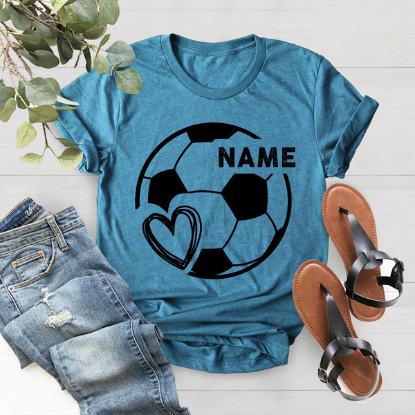 Custom Soccer Shirt, Sports Parent Shirt, Soccer Mom Shirt, Personalized Tee, Gift for Athlete, Game Day Shirt, Soccer Shirt, Cute Mom Shirt - 5.jpg