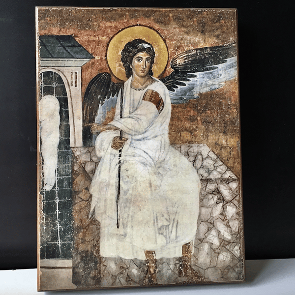 The White Angel of the  Holy Tomb