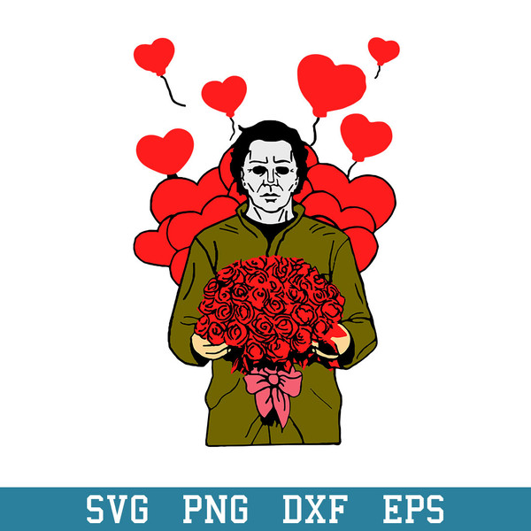 Horror Movie Valentine Svg, Michael Myers Valentine Svg, Halloween Svg, Png Dxf Eps Digital File.jpeg