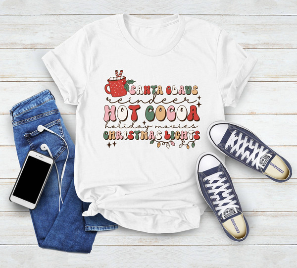 Santa Claus, Christmas Lights, Funny Christmas Shirt,Christmas Shirt, Cute Christmas Shirt, Reindeer Hot Cocoa, Christmas Vacation Shirt - 2.jpg