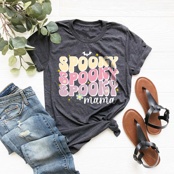 Spooky Mama Shirt, Halloween Shirt, Halloween T Shirt, Halloween Shirt for Mom, Emo mom Shirt, Halloween Mom Shirt, Spooky Mom Shirt - 5.jpg