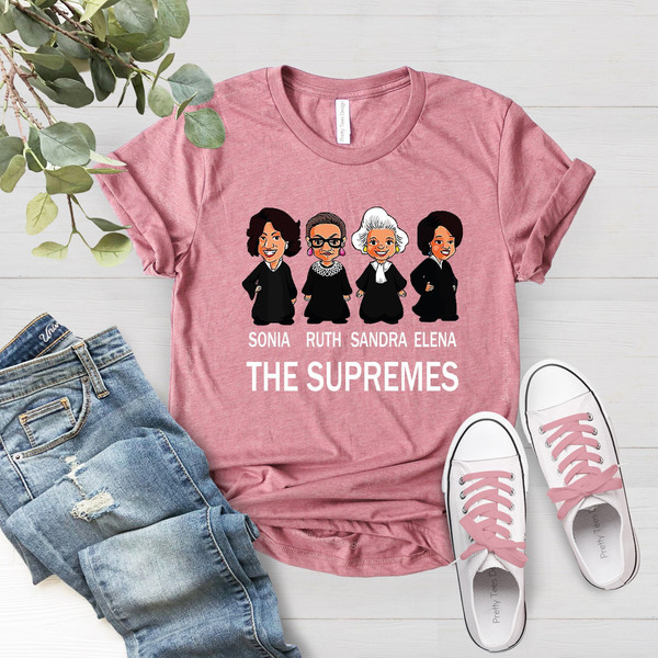 Supreme Court Women, Ruth Bader Ginsburg, Notorious RBG Tshirt, Women Rights, Strong Girls Shirt, Feminist Tee, Equal Right, Law Student Tee - 2.jpg