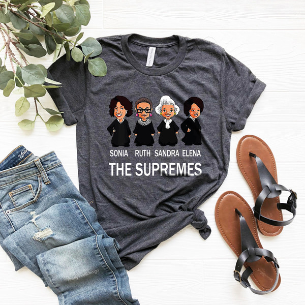 Supreme Court Women, Ruth Bader Ginsburg, Notorious RBG Tshirt, Women Rights, Strong Girls Shirt, Feminist Tee, Equal Right, Law Student Tee - 3.jpg