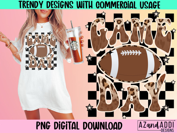 Game day football png, retro football sublimation, retro game day png, football vibes, touchdown season,sports png, fall png - 1.jpg