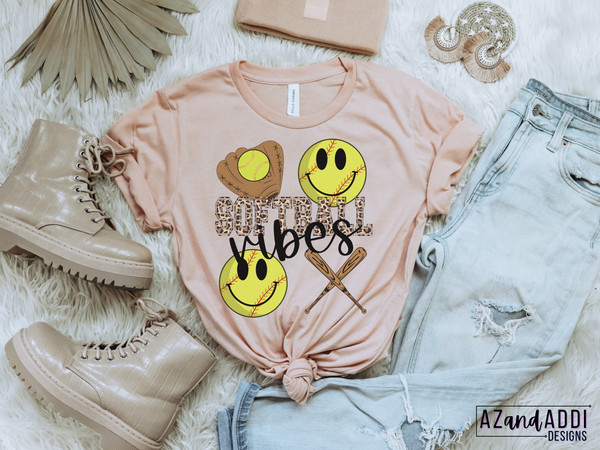 Groovy retro softball sublimation, softball vibes png, softball mama, retro softball smile face, smiley face png - 4.jpg