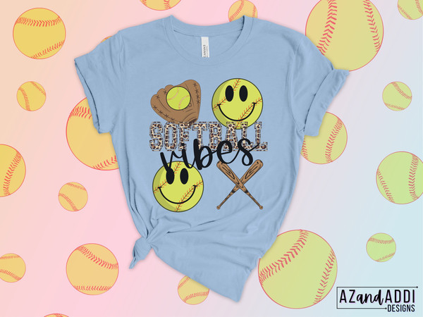 Groovy retro softball sublimation, softball vibes png, softball mama, retro softball smile face, smiley face png - 5.jpg