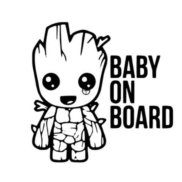 Baby On Board Svg Cut File For Silhouette And Cricut