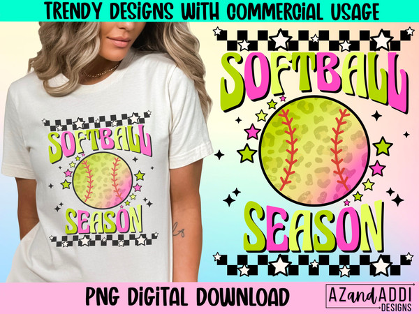 Softball season png, retro softball sublimation design, softball mom png, softball vibes, game day softball, trendy softball, retro, sports - 1.jpg