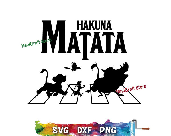 The Lion King SVG, Hakuna Matata Silhouette Svg, Animal King - Inspire ...