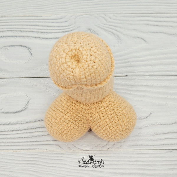 Penis Kawaii amigurumi Crochet pattern by Vitastoys