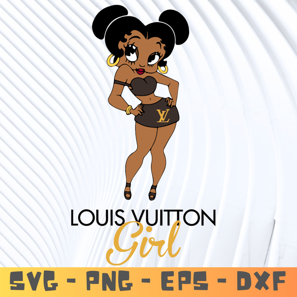 Louis Vuitton girl Svg, Fashion Brand Svg,Famous Brand Svg, LV Silhouette Svg Files, Layered Files, Lv PNG-SVG-EPS-DXF