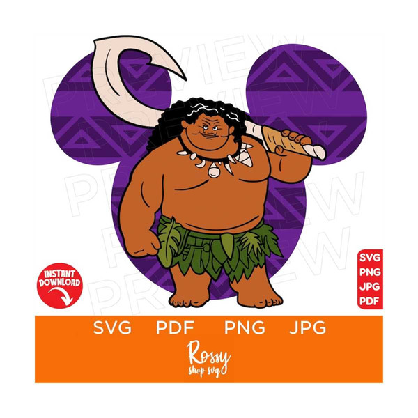 You're welcome Maui Svg, Moana SVG Princess SVG Disneyworld - Inspire ...