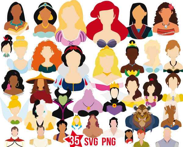 Disney Princess Silhouette Svg Bundle-01.jpg