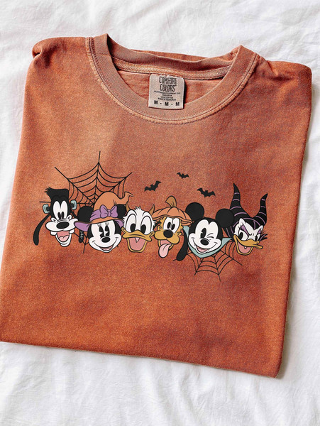 Spooky Mouse and Friends Comfort Colors® Shirt, Mickey Boo Halloween Shirt, Pumpkin Mickey, Disney Spooky Shirt, Disney Halloween Shirt - 1.jpg