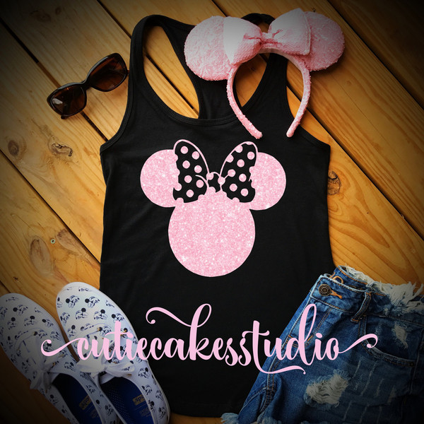 disney shirt Millennial pink disney shirt mickey Tank top Disney Girl Ladies disney shirts for women purple potion ears minnie shirt - 2.jpg