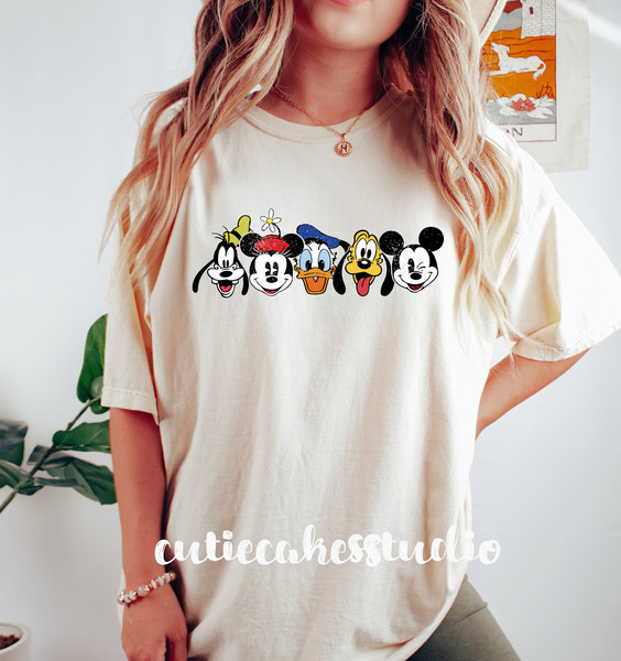 Disney vintage comfort colors shirt - Disney mickey shirt - Disney magic shirt - vintage disney 1980 style shirt - fab 5 shirt - 3.jpg