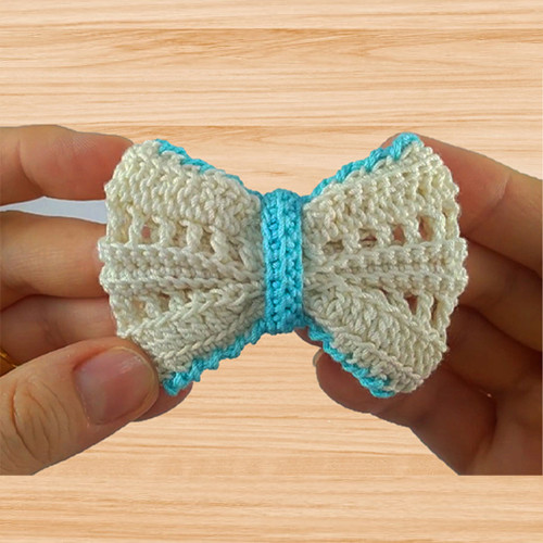 crochet bow pattern