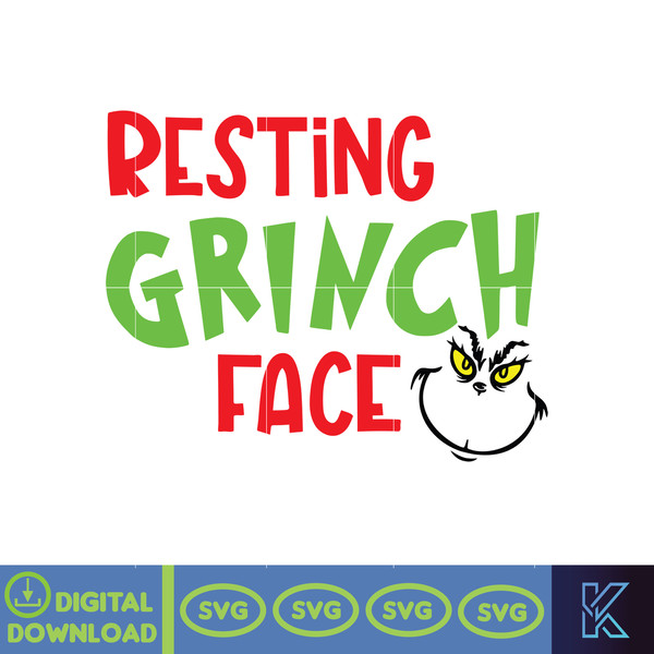 Grinch SVG, Grinch Christmas Svg, Grinch Face Svg, Grinch Ha - Inspire ...