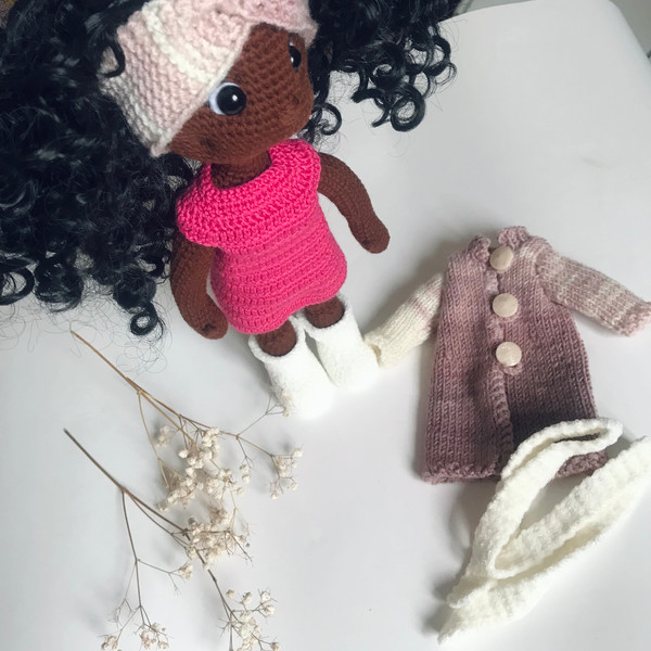 Doll with the first clothing option
