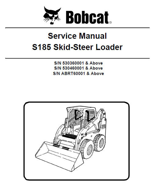 BOBCAT S185 Skid-Steer Loader Service Repair Manual .png