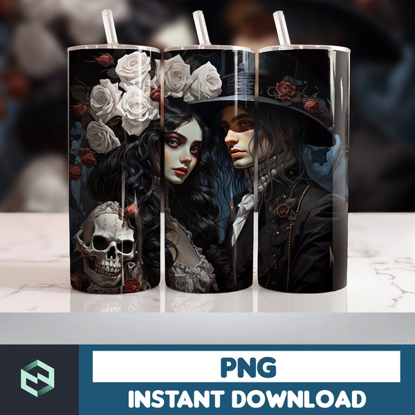 Halloween Tumbler Wrap, 20 oz Skinny Tumbler Sublimation Design, Straight Tumbler Wrap PNG, Spooky Fall PNG (76).jpg