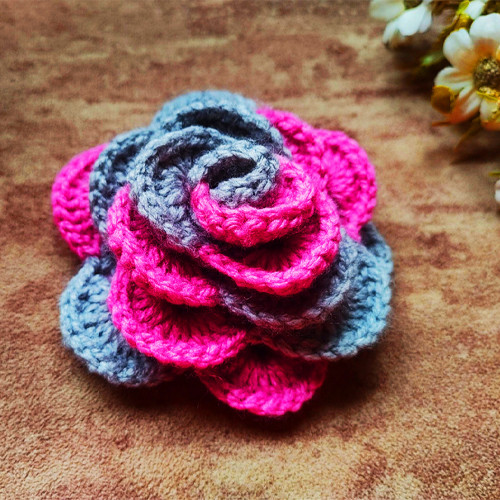 242. 3D Crochet Flower Motifs Crochet Pattens - Kayliebooks