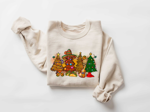 Feliz Navidad Sweater - Gift For Christmas - Spanish Merry Christmas Sweater - Mexican Hoodie - Holiday Sweater - Santa Hat Sombrero Hoodie - 2.jpg
