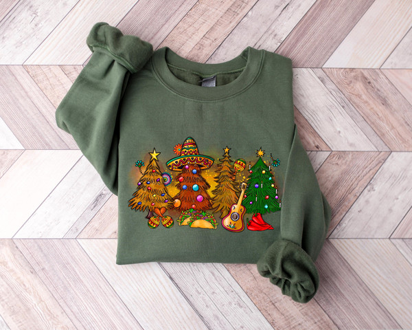 Feliz Navidad Sweater - Gift For Christmas - Spanish Merry Christmas Sweater - Mexican Hoodie - Holiday Sweater - Santa Hat Sombrero Hoodie - 4.jpg