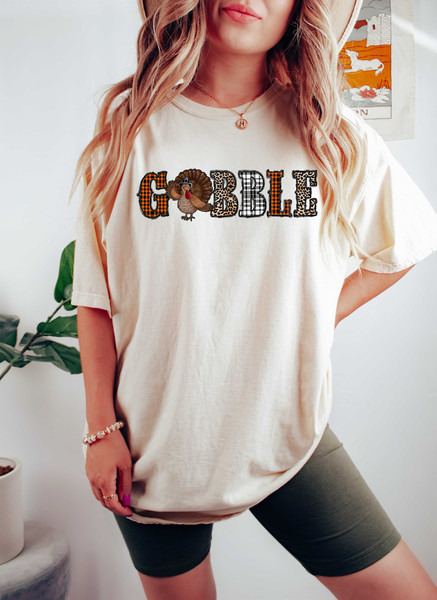 Gobble Sweatshirt Hoodie, Gobble Turkey Sweatshirt, Thanksgiving Sweatshirt, Thanksgiving Hoodie, Trendy Hoodie, Trendy Sweatshirt - 1.jpg