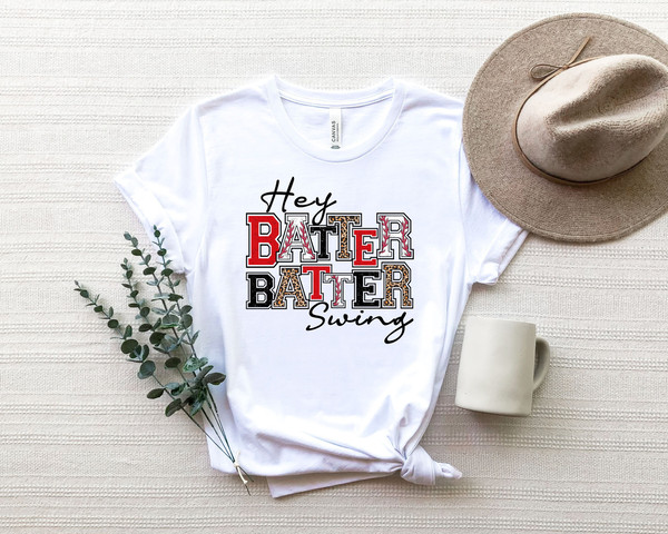 Hey Batter Batter Swing Baseball Shirt ,Softball Shirt , Baseball Gift Shirt ,Baseball Fan Gift Shirt - 1.jpg