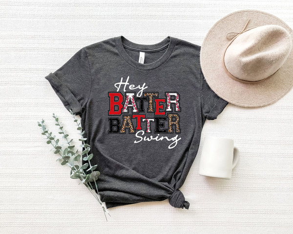 Hey Batter Batter Swing Baseball Shirt ,Softball Shirt , Baseball Gift Shirt ,Baseball Fan Gift Shirt - 4.jpg