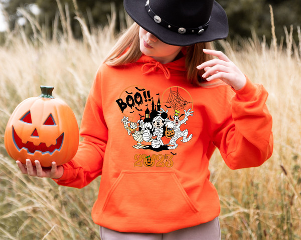 Disney Halloween 2023 Sweatshirt, Disney Halloween Matching Hoodie, Disney Family Shirt, Mickey Minnie and Friends Shirt, Disney Halloween - 5.jpg