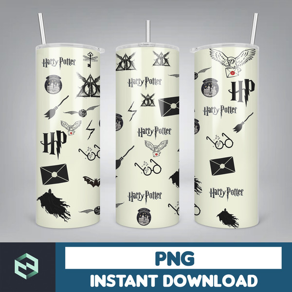 Always 20oz Skinny Tumbler Sublimation Designs Harry After All This Time  Potter Fiction for Straight Tapered Tumbler - PNG Digital Download