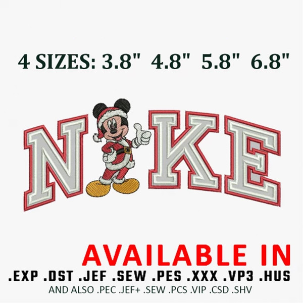Mickey mouse Embroidery Design, Disney Embroidery, Nike desi - Inspire ...