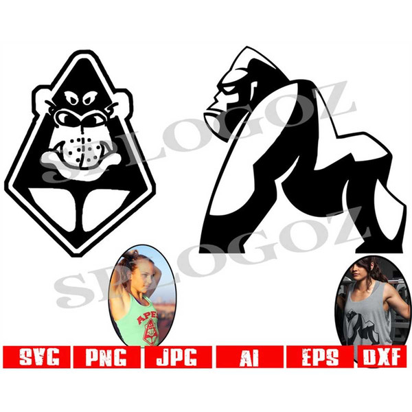 Apes svg, Ape svg, Ape mascot logos, Apes clipart designs, S - Inspire ...