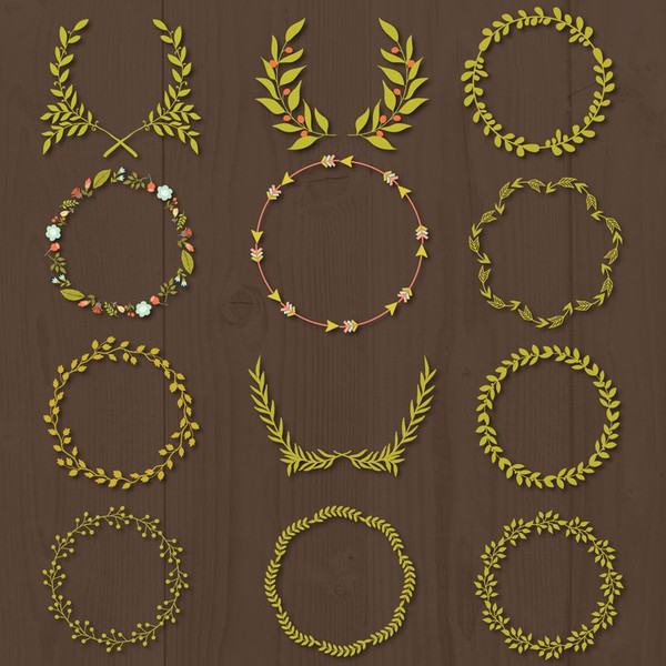 Floral Wreath Bundle Svg, Floral Wreath Svg, Floral Wreath Cricut, Instant Download.jpg