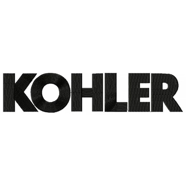 Kohler logo embroidery design